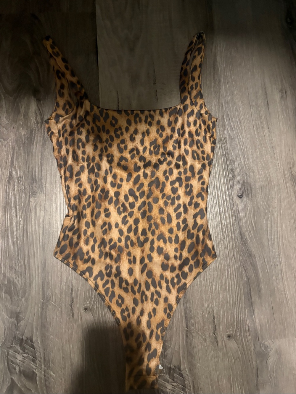 Leopard Print low back bodysuit